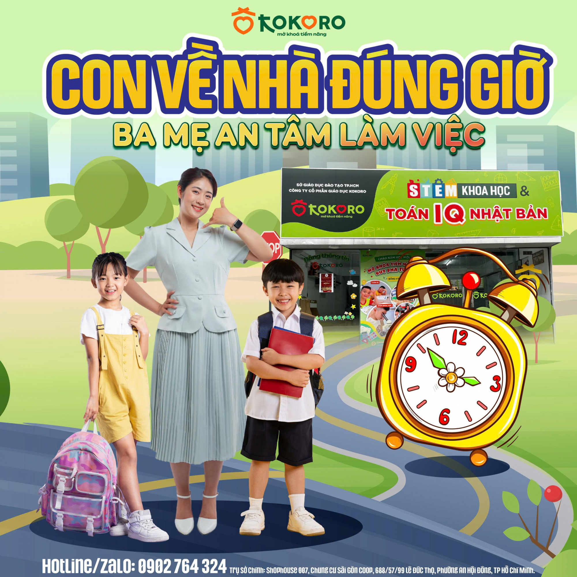ĐÓN HỌC SINH SAU GIỜ HỌC